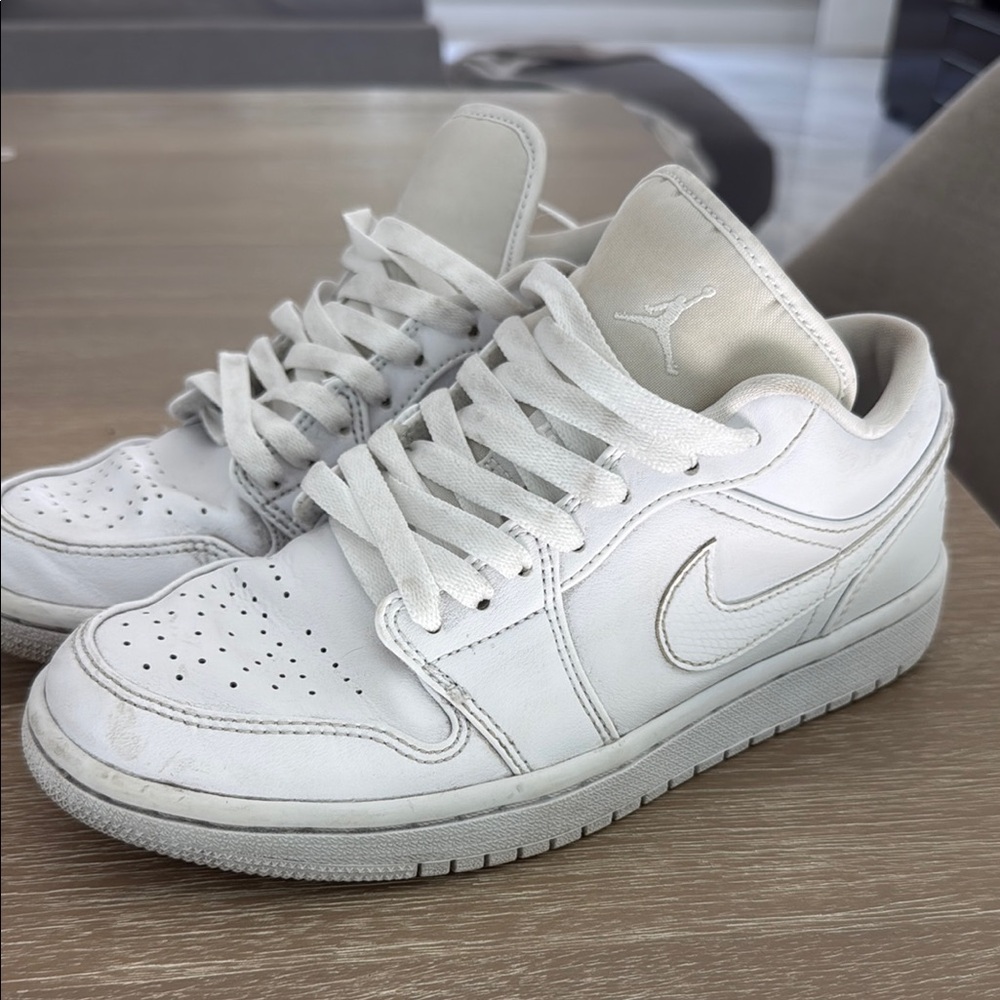 White Nike Air Jordan Sneakers